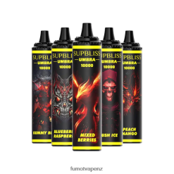 Fumot Supbliss Umbra 10000 (1 Piece) Disposable Vape Pen - 20ML Red Apple Lemon - Fumot NZ 422VLN482