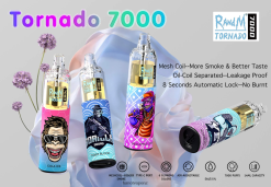 Fumot Tornado 7000 Disposable Vape Pen - 14ML (1 Piece) Gummy Bear - Fumot vape price 422VLN78